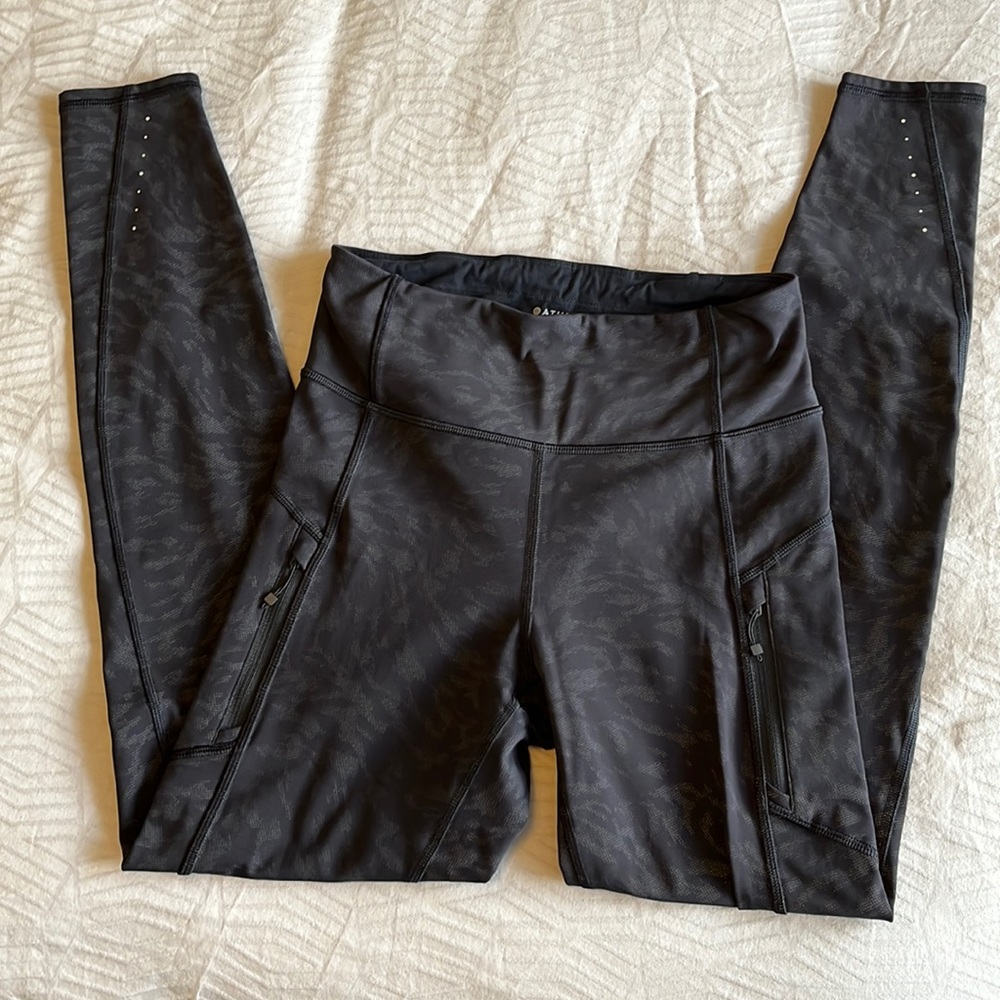 Athleta Rainier warm reflective tights